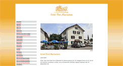 Desktop Screenshot of hotelpost-mariastein.ch