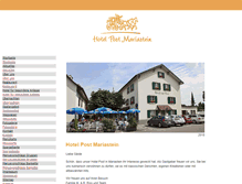 Tablet Screenshot of hotelpost-mariastein.ch